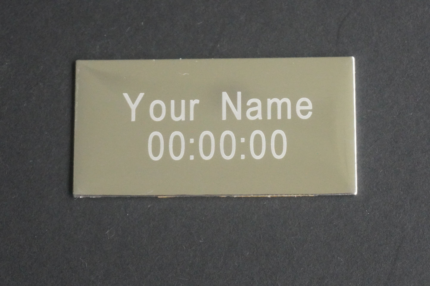 Custom Plaque: Name & Race time