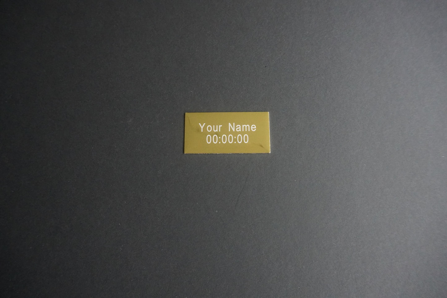 Custom Plaque: Name & Race time