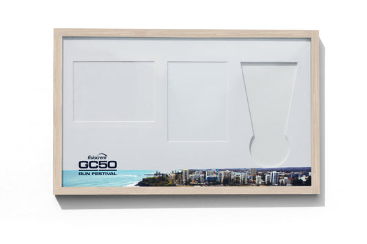 Fisiocrem GC50 Medal, Map & Bib Display Frame - The Original
