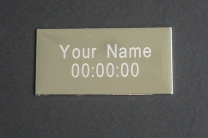 Custom Plaque: Name & Race time