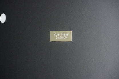 Custom Plaque: Name & Race time