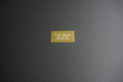 Custom Plaque: Name & Race time