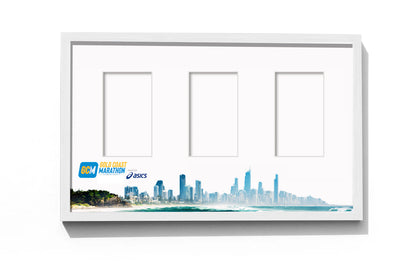 Gold Coast Double 63.3km Marathon Medal Display Frame - Original